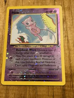 Pokemon Southern Islands Holo Card Lot Mew Togepi Vintage 2001 stickyslot - Image 2