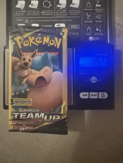 HEAVY 7.92g - Pokemon Team Up 3 Card Booster Pack - Image 1