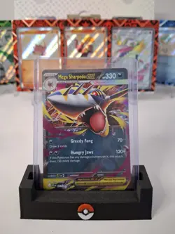 Phantasmal Flames Mega Sharpedo EX 061/094 Pokemon Card. Pack Fresh. - Image 1