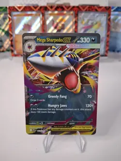 Phantasmal Flames Mega Sharpedo EX 061/094 Pokemon Card. Pack Fresh. - Image 2