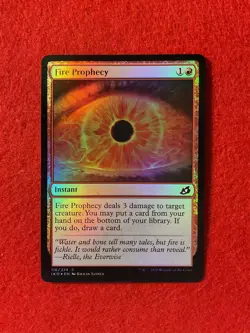 Fire Prophecy - Foil - Ikoria: Lair of Behemoths - Magic the Gathering - MTG - Image 1