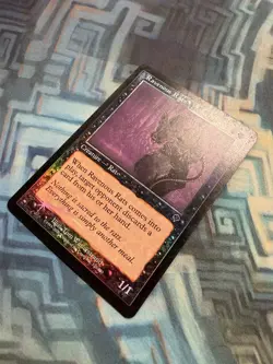 MTG Foil Ravenous Rats HP Invasion (Slightly Indented) - Image 4