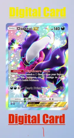 Pokemon TCG Pocket - Darkrai ex Shiny 2 Stars - English - Image 1