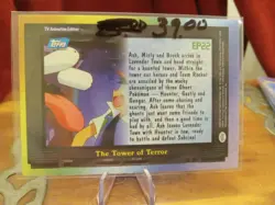 EP22 THE TOWER OF TERROR - BLUE LOGO - NON-HOLO - TOPPS POKEMON TV CARD NM - Image 2