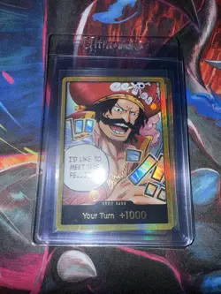 6 card lot One Piece Card Game Don!! (GOLD) Card English/Japanese Mixed - Image 1