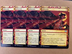 MTG 1x Infuriate # 41 Strixhaven: Mystical Archives Magic the Gathering x4 NM - Image 1