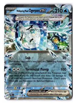 Wellspring Mask Ogerpon ex 027/131 Prismatic Evolutions NM - Image 1
