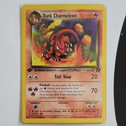 Pokemon TCG Dark Charmeleon 32/82 Team Rocket 1st Edition Regular Uncommon 2000 - Image 1