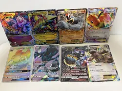 Pokemon TCG EX GX Holo Lot 8 Cards Diancie, Manectric, Machamp, Dragonite - Image 2