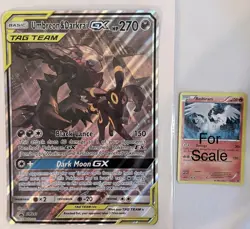 Umbreon & Darkrai GX [Jumbo] #SM241 Pokemon TCG- Sun&Moon Black Star Promo NM - Image 1