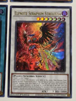Elfnote Seraphim Strelitzia BPRO-EN040 Ultra Rare Yugioh Burst Protocol +3 BONUS - Image 2
