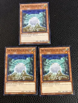 The White Stone Of Legend (X3) SDWD-EN011 Yugioh 1st Edition (New) - Image 1