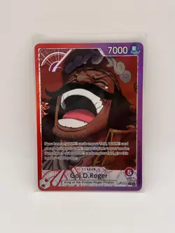 One Piece OPTCG English Gol. D. Roger OP13-003 L* Alt Art Leader - NM Pack Fresh - Image 1