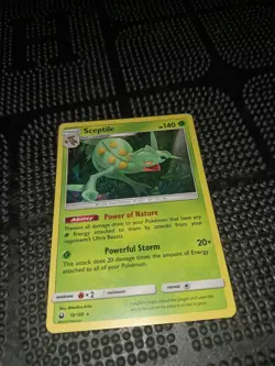 Pokemon Card Sceptile 10/168 S&M Celestial Storm Cracked Ice Holo MINT - Image 1