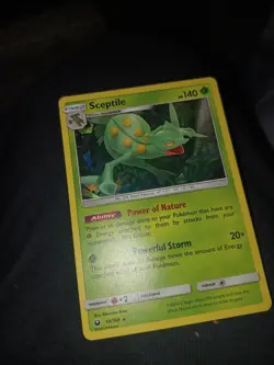 Pokemon Card Sceptile 10/168 S&M Celestial Storm Cracked Ice Holo MINT - Image 3