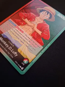 Pre-Errata Monkey.D.Luffy OP1-003 One Piece Demo Deck 2022 Card Leader - Image 2