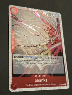 Shanks PRB-02 P-083 Promo Pirate Foil The Best Vol 2 One Piece Near Mint Card NM - Image 2