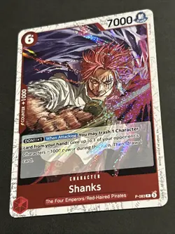 Shanks PRB-02 P-083 Promo Pirate Foil The Best Vol 2 One Piece Near Mint Card NM - Image 3