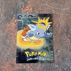 Wartortle 1999 1st Print Topps Holo Foil E8 Pokemon Card - Image 2