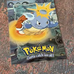 Wartortle 1999 1st Print Topps Holo Foil E8 Pokemon Card - Image 3