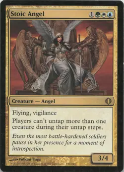 Stoic Angel R Shards of Alara 199 - LP MTG - Image 1