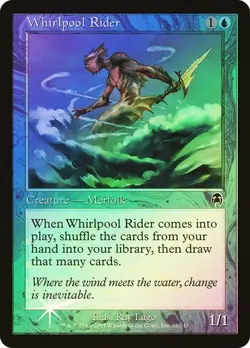 Apocalypse MTG FOIL Whirlpool Rider Magic - Image 1