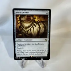 MTG Magic the Gathering Basilisk Collar (1547/1703) Mystery Booster LP - Image 1
