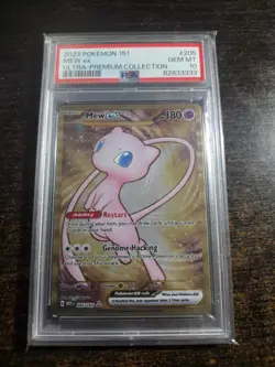 2023 POKEMON 151 ULTRA-PREMIUM COLLECTION #205 MEW EX PSA 10 - Image 1