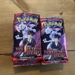 Pokemon Destined Rivals Job Lot Opened Open Packs Bundle - 18 Packs - Image 1