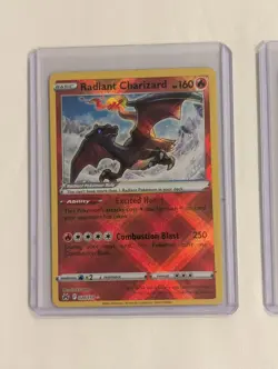 3x Radiant Charizard 020/159 Ultra Rare Holo - Crown Zenith Pokemon - Image 2