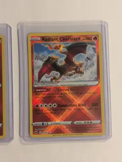 3x Radiant Charizard 020/159 Ultra Rare Holo - Crown Zenith Pokemon - Image 4