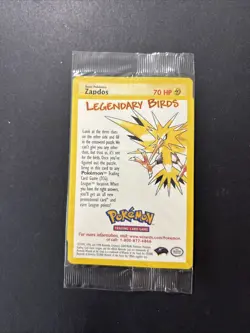 Zapdos 23/53 WOTC Black Star Promo Regular Pokemon TCG SEALED NM - Image 1
