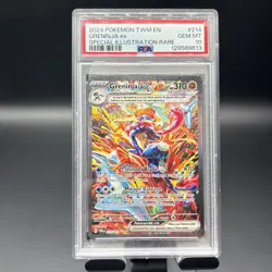 2024 Pokemon TWM Greninja ex 214/167 Special Illustration Rare PSA 10 - Image 1