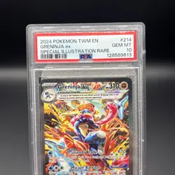 2024 Pokemon TWM Greninja ex 214/167 Special Illustration Rare PSA 10 - Image 2