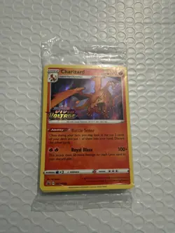 Pokemon Charizard SWSH066 Vivid Voltage Prerelease Sealed Pack Promo - Image 2