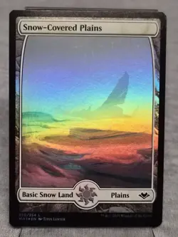 Snow-Covered Plains (250/254) - Modern Horizons - Basic Land Full Art Foil - Image 1