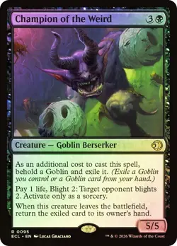 Champion of the Weird Foil Lorwyn Eclipsed NM MTG - Image 1