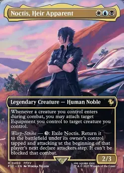 Noctis, Heir Apparent X1 BORDERLESS FOIL-NM/M-Commander: Final Fantasy - Image 1