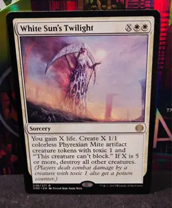 magic the gathering - White Sun's Twilight - Sorcery - Rare - Tokens - Toxic - Image 1