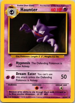 Haunter 043/130 Base Set 2 Regular NM Pokemon TCG - Image 1