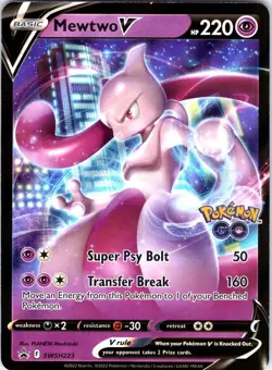 Mewtwo V - SWSH223 SWSH: Sword & Shield Promo Cards Pokemon TCG NM - Image 1