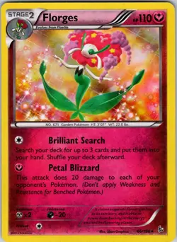 Florges 66/106 XY - Flashfire Pokemon TCG MP Holo - Image 1
