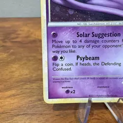 Pokemon TCG Espeon Call of Legends 4/95 Holo Holo Rare LP - Image 5