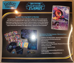 Phantasmal Flames Elite Trainer Box ETB Pokemon TCG New Factory Sealed - Image 5