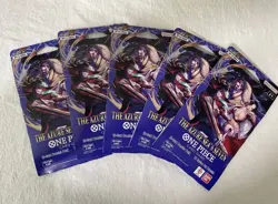 (5) One Piece TCG: The Azure Sea's Seven Sleeved Booster OP-14 English. - Image 1