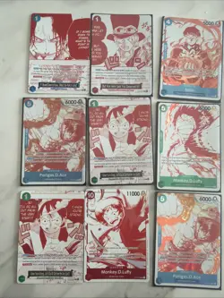 One Piece 3rd Anniversary Treasure Campaign Promo set of 9 ENGLISH OP13. - Image 1
