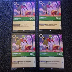 4 x Clarabelle Clumsy Guest - 86/204 - Common - Disney Lorcana - Image 1