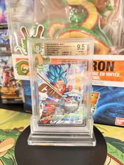 Dragon Ball Super Card Super Saiyan Blue Son Goku BT1-030 PROMO BGS 9.5 - Image 1