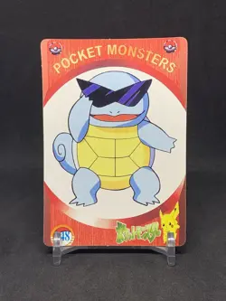 Pokemon Pocket Monsters Vintage Vending Prism Sticker Card #346 Pikachu Eevee - Image 2