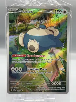 Snorlax 051 SVP: Scarlet & Violet 151 Promo Card Holo Black Star NM SEALED!! - Image 1